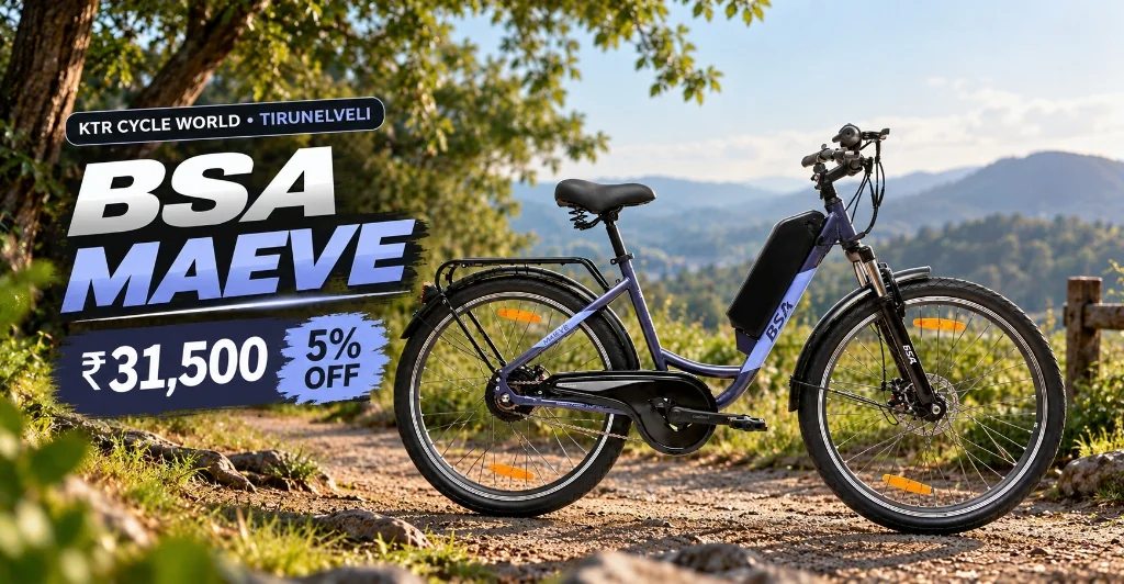 BSA Maeve 26T EC Electric Cycle - Special Offer ₹31,500